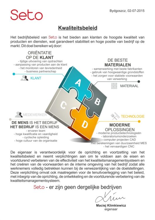 Kwaliteitsbeleid