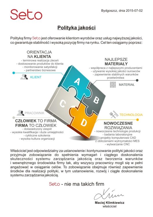 Polityka jakości